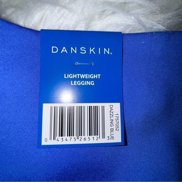 Danskin Women's High Waisted Ankle Leggings Dazzling BlueSize L Activewear - Picture 14 of 15